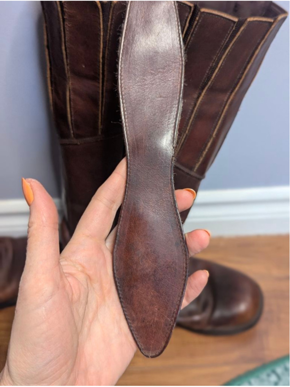 Vintage Durango Western Mule Ear Tall Slouch Boots - Men’s 9 / Women's 11 - Picture 11 of 16